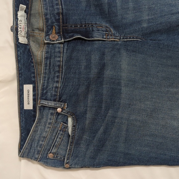Torrid Perfect Boyfriend Mid-Rise Jean, Color Blue Size 20 - Picture 5 of 16